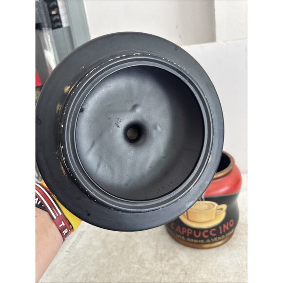 Vintage Marco Fabiano Heavy Ceramic Coffee Container With Lid - Picture 10 of 11